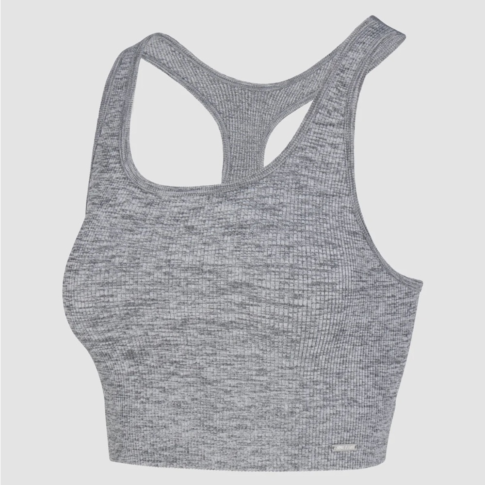 Savage X Fenty Gray Racerback Sports Bra